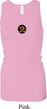 Yoga Gold AUM Patch Ladies Longer Length Racerback Tank Top