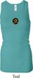 Yoga Gold AUM Patch Ladies Longer Length Racerback Tank Top