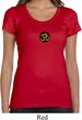 Yoga Gold AUM Patch Ladies Scoop Neck Shirt