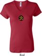 Yoga Gold AUM Patch Ladies V-neck Shirt