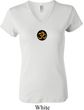 Yoga Gold AUM Patch Ladies V-neck Shirt