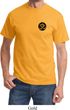 Yoga Gold AUM Patch Pocket Print Adult Shirt