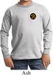 Yoga Gold AUM Patch Pocket Print Kids Long Sleeve Shirt
