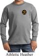 Yoga Gold AUM Patch Pocket Print Kids Long Sleeve Shirt