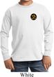 Yoga Gold AUM Patch Pocket Print Kids Long Sleeve Shirt