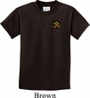 Yoga Gold AUM Patch Pocket Print Kids Shirt