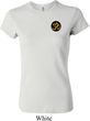 Yoga Gold AUM Patch Pocket Print Ladies Crewneck Shirt