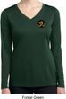 Yoga Gold AUM Patch Pocket Print Ladies Dry Wicking Long Sleeve Shirt