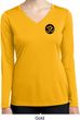 Yoga Gold AUM Patch Pocket Print Ladies Dry Wicking Long Sleeve Shirt