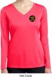 Yoga Gold AUM Patch Pocket Print Ladies Dry Wicking Long Sleeve Shirt