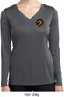Yoga Gold AUM Patch Pocket Print Ladies Dry Wicking Long Sleeve Shirt