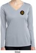 Yoga Gold AUM Patch Pocket Print Ladies Dry Wicking Long Sleeve Shirt