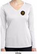 Yoga Gold AUM Patch Pocket Print Ladies Dry Wicking Long Sleeve Shirt
