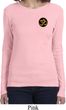 Yoga Gold AUM Patch Pocket Print Ladies Long Sleeve Shirt