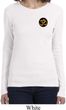 Yoga Gold AUM Patch Pocket Print Ladies Long Sleeve Shirt