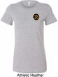 Yoga Gold AUM Patch Pocket Print Ladies Longer Length Shirt