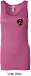 Yoga Gold AUM Patch Pocket Print Ladies Longer Length Tank Top
