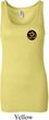 Yoga Gold AUM Patch Pocket Print Ladies Longer Length Tank Top