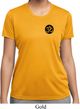 Yoga Gold AUM Patch Pocket Print Ladies Moisture Wicking Shirt