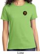 Yoga Gold AUM Patch Pocket Print Ladies Shirt