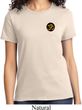 Yoga Gold AUM Patch Pocket Print Ladies Shirt