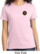 Yoga Gold AUM Patch Pocket Print Ladies Shirt