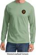Yoga Gold AUM Patch Pocket Print Long Sleeve Shirt