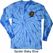 Yoga Gold AUM Patch Pocket Print Long Sleeve Tie Dye Shirt