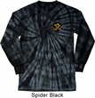 Yoga Gold AUM Patch Pocket Print Long Sleeve Tie Dye Shirt