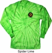 Yoga Gold AUM Patch Pocket Print Long Sleeve Tie Dye Shirt