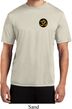 Yoga Gold AUM Patch Pocket Print Mens Moisture Wicking Shirt
