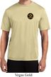 Yoga Gold AUM Patch Pocket Print Mens Moisture Wicking Shirt