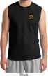 Yoga Gold AUM Patch Pocket Print Mens Muscle Shirt