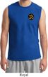 Yoga Gold AUM Patch Pocket Print Mens Muscle Shirt