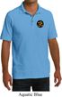 Yoga Gold AUM Patch Pocket Print Mens Pique Polo Shirt