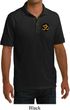 Yoga Gold AUM Patch Pocket Print Mens Pique Polo Shirt
