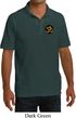 Yoga Gold AUM Patch Pocket Print Mens Pique Polo Shirt