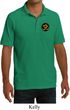 Yoga Gold AUM Patch Pocket Print Mens Pique Polo Shirt