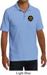 Yoga Gold AUM Patch Pocket Print Mens Pique Polo Shirt