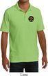 Yoga Gold AUM Patch Pocket Print Mens Pique Polo Shirt