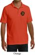 Yoga Gold AUM Patch Pocket Print Mens Pique Polo Shirt