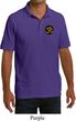 Yoga Gold AUM Patch Pocket Print Mens Pique Polo Shirt