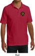 Yoga Gold AUM Patch Pocket Print Mens Pique Polo Shirt