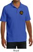 Yoga Gold AUM Patch Pocket Print Mens Pique Polo Shirt