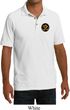 Yoga Gold AUM Patch Pocket Print Mens Pique Polo Shirt