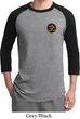 Yoga Gold AUM Patch Pocket Print Mens Raglan Shirt