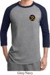 Yoga Gold AUM Patch Pocket Print Mens Raglan Shirt