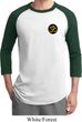 Yoga Gold AUM Patch Pocket Print Mens Raglan Shirt