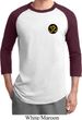 Yoga Gold AUM Patch Pocket Print Mens Raglan Shirt