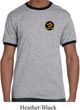 Yoga Gold AUM Patch Pocket Print Mens Ringer Shirt